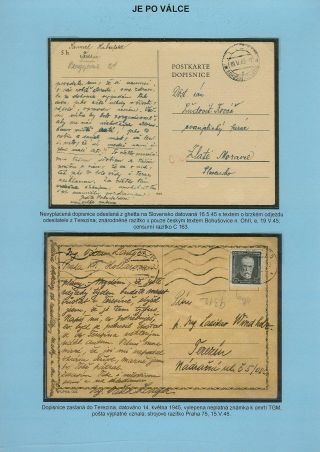 PERZEKUCE ŽIDOVSKÉHO NÁRODA V PROTEKTORÁTU ČECHY A MORAVA A GHETO TEREZÍN V POŠTOVNÍCH DOKUMENTECH – list 155