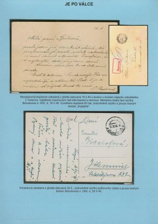PERZEKUCE ŽIDOVSKÉHO NÁRODA V PROTEKTORÁTU ČECHY A MORAVA A GHETO TEREZÍN V POŠTOVNÍCH DOKUMENTECH – list 156