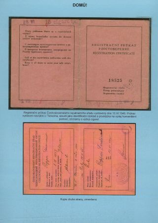 PERZEKUCE ŽIDOVSKÉHO NÁRODA V PROTEKTORÁTU ČECHY A MORAVA A GHETO TEREZÍN V POŠTOVNÍCH DOKUMENTECH – list 158