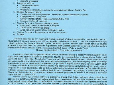 PERSECUTION OF JEWISH PEOPLE IN PROTECTORATE BOHEMIA AND MORAVIA AND GHETTO TEREZIN (THERESIENSTADT) IN POSTAL DOCUMENTS