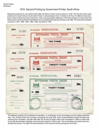 DIE POSTANWEISUNGEN AUS BETSCHUANLAND UND BOTSWANA – Blatt 9