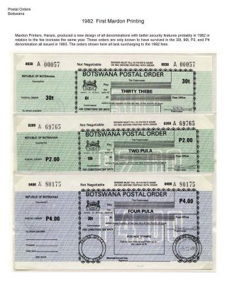 DIE POSTANWEISUNGEN AUS BETSCHUANLAND UND BOTSWANA – Blatt 14