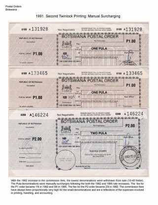DIE POSTANWEISUNGEN AUS BETSCHUANLAND UND BOTSWANA – Blatt 20