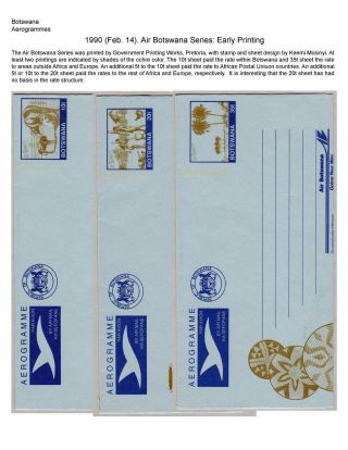 BOTSWANA: AEROGRAMME – Blatt 33