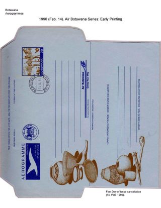 BOTSWANA: AEROGRAMME – Blatt 34