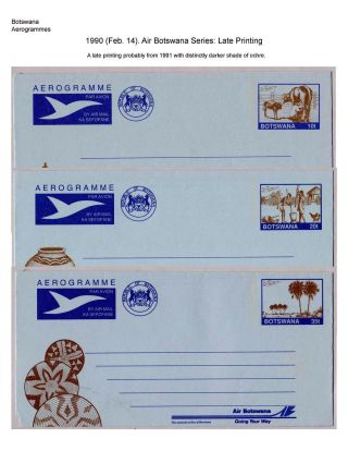 BOTSWANA: AEROGRAMME – Blatt 35