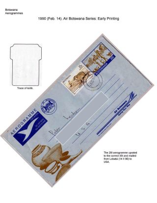 BOTSWANA: AEROGRAMME – Blatt 36