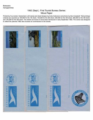 BOTSWANA: AEROGRAMME – Blatt 37