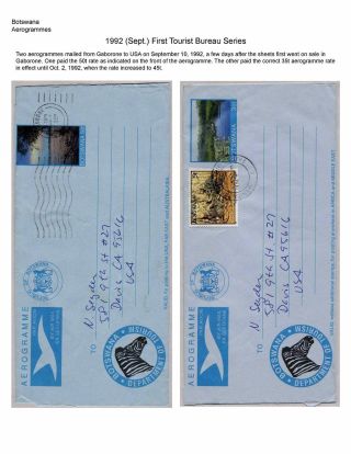 BOTSWANA: AEROGRAMME – Blatt 41