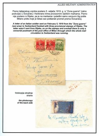 POSTMARKED STAMPS OF RIJEKA, FIUME 1918-1924 – sheet 14