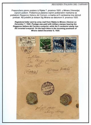 FIUME: GESTEMPELTE MARKEN 1918-1924 – Blatt 43