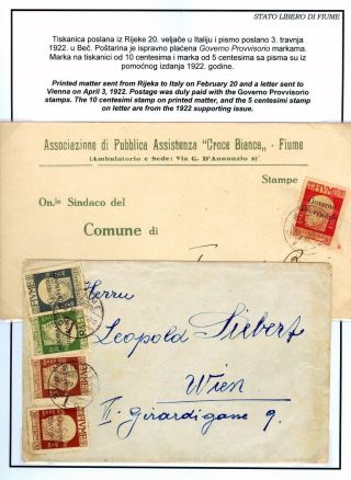 FIUME: GESTEMPELTE MARKEN 1918-1924 – Blatt 47