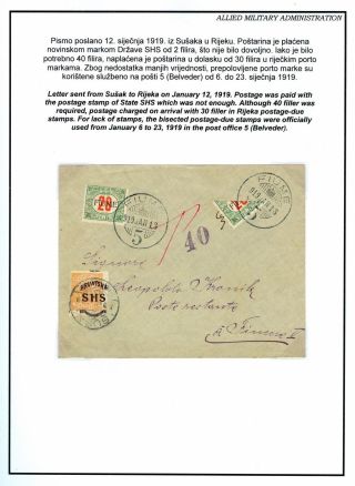 FIUME: GESTEMPELTE MARKEN 1918-1924 – Blatt 56