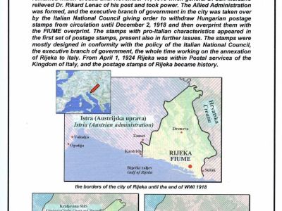 POSTMARKED STAMPS OF RIJEKA, FIUME 1918-1924