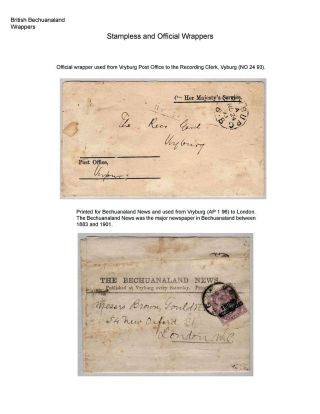 BRITSKÉ BEČUÁNSKO NOVINOVÉ PÁSKY – list 16