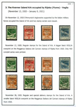 POSTGESCHICHTE DER INSEL KRK BIS 1946 – Blatt 7
