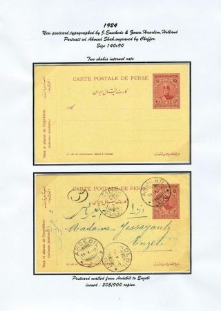 ÍRÁN - CELINY 1876-1925 – list 45