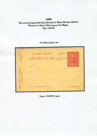ÍRÁN - CELINY 1876-1925 – list 46