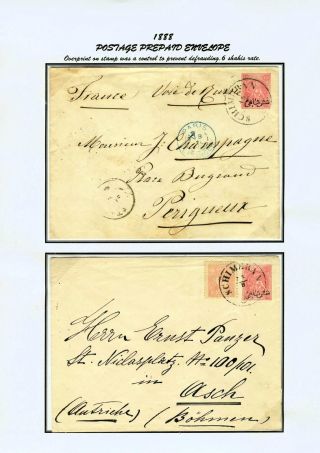 ÍRÁN - CELINY 1876-1925 – list 53