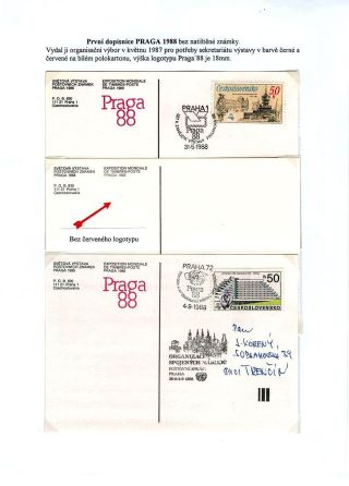 WORLD STAMP EXHIBITION PRAGA 1988 – sheet 4