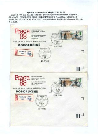 WORLD STAMP EXHIBITION PRAGA 1988 – sheet 10