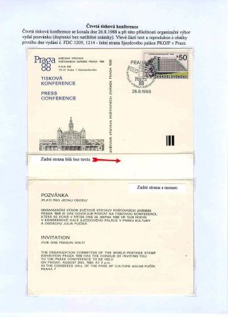 WORLD STAMP EXHIBITION PRAGA 1988 – sheet 12