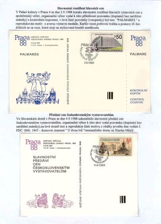 WORLD STAMP EXHIBITION PRAGA 1988 – sheet 15