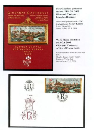 WORLD STAMP EXHIBITION PRAGA 2008 – sheet 6