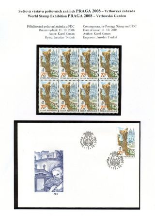 WORLD STAMP EXHIBITION PRAGA 2008 – sheet 9