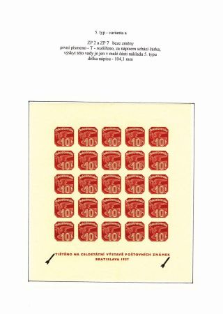 ZEITUNGSBLOCK BRATISLAVA 1937 – Blatt 30