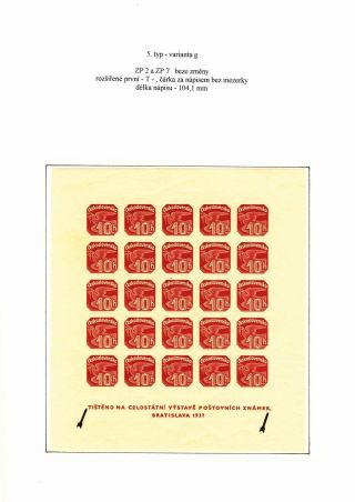 ZEITUNGSBLOCK BRATISLAVA 1937 – Blatt 36