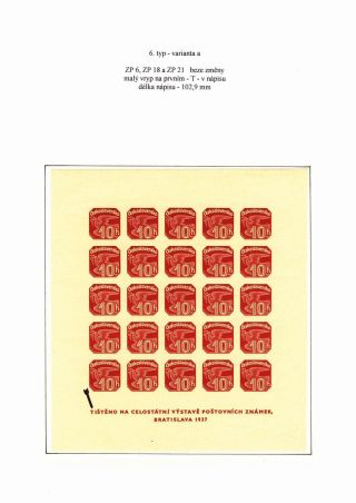 ZEITUNGSBLOCK BRATISLAVA 1937 – Blatt 38