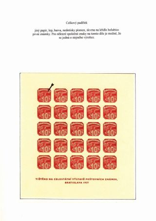 ZEITUNGSBLOCK BRATISLAVA 1937 – Blatt 49