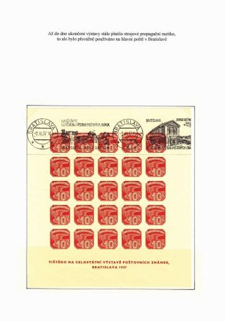 ZEITUNGSBLOCK BRATISLAVA 1937 – Blatt 62