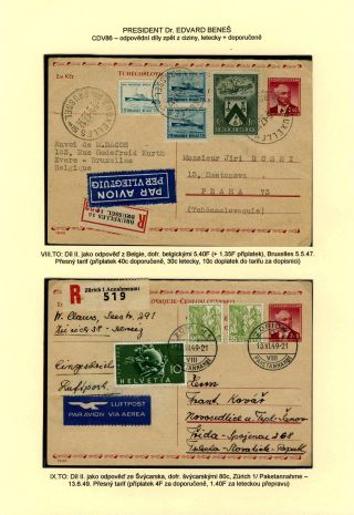 TSCHECHOSLOWAKEI: GANZSACHEN 1945-46 (WIEDERHERSTELLUNG DER POSTVERKEHR) – Blatt 105