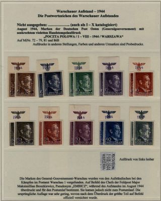 WARSAW UPRISING 1944 – sheet 12