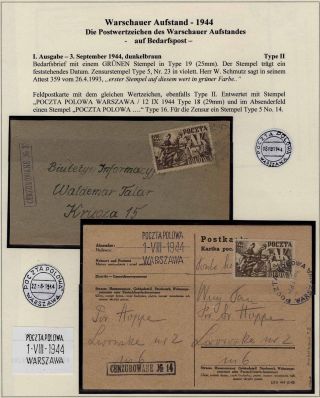 WARSCHAUER AUFSTAND 1944 – Blatt 19