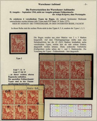 WARSCHAUER AUFSTAND 1944 – Blatt 31