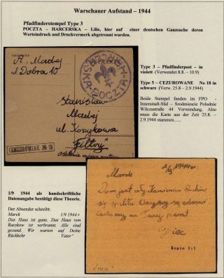 WARSCHAUER AUFSTAND 1944 – Blatt 50