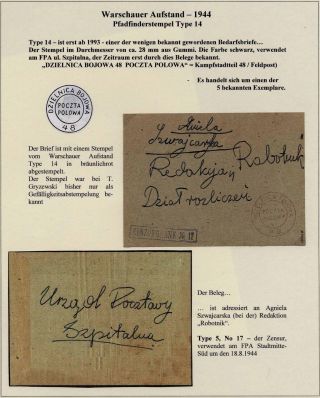 WARSCHAUER AUFSTAND 1944 – Blatt 67