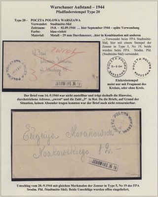 WARSCHAUER AUFSTAND 1944 – Blatt 81