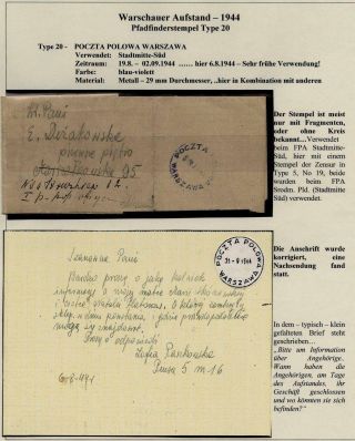WARSCHAUER AUFSTAND 1944 – Blatt 82