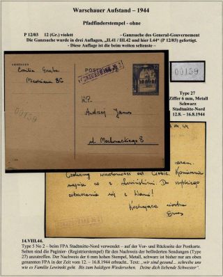 WARSCHAUER AUFSTAND 1944 – Blatt 90