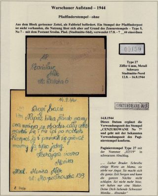 WARSCHAUER AUFSTAND 1944 – Blatt 91