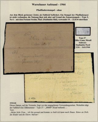 WARSCHAUER AUFSTAND 1944 – Blatt 92