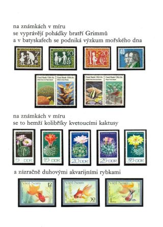 POEM BY JOSEF HANZLIK: STAMP COLLECTION – sheet 11