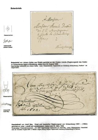 POSTAL HISTORY OF RINTELN, THE CAPITAL OF HESSIAN COUNTY SCHAUMBURG – sheet 3