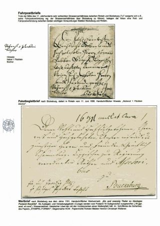 POSTAL HISTORY OF RINTELN, THE CAPITAL OF HESSIAN COUNTY SCHAUMBURG – sheet 5