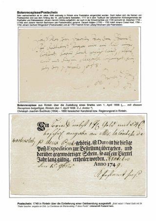POSTAL HISTORY OF RINTELN, THE CAPITAL OF HESSIAN COUNTY SCHAUMBURG – sheet 7