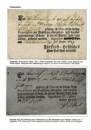 POSTAL HISTORY OF RINTELN, THE CAPITAL OF HESSIAN COUNTY SCHAUMBURG – sheet 8